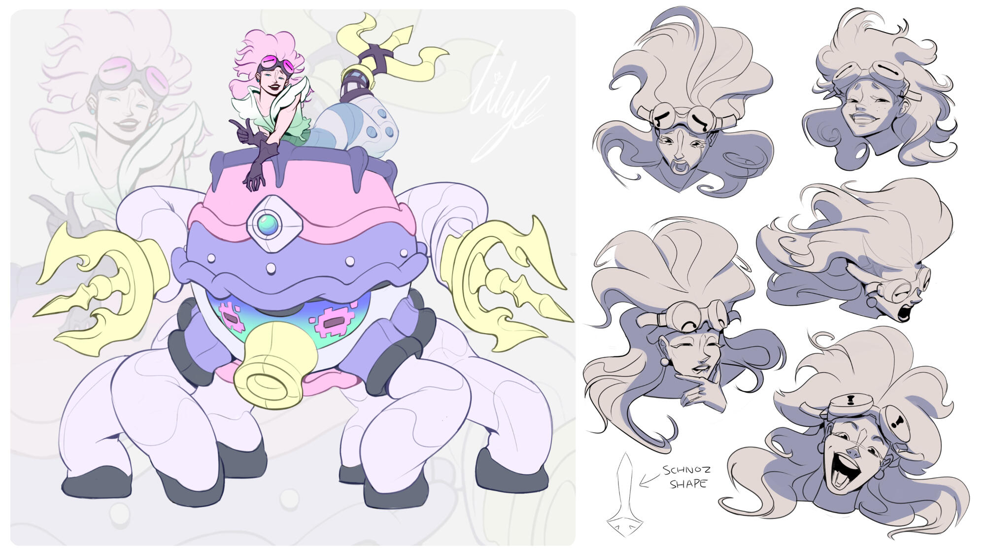 Lily & Mermech Explorations / Expressions