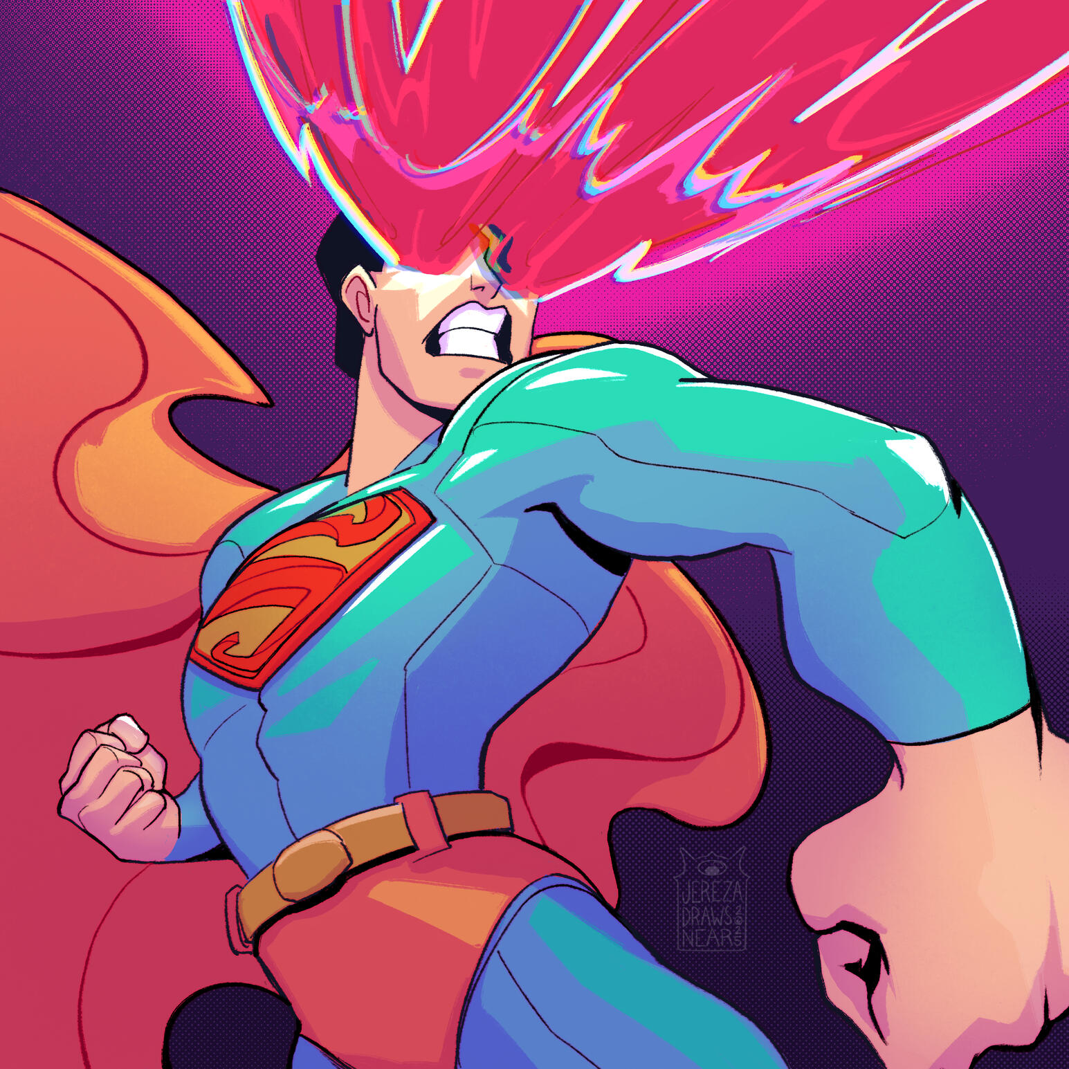 Heat Vision: Superman Fanart (2025)