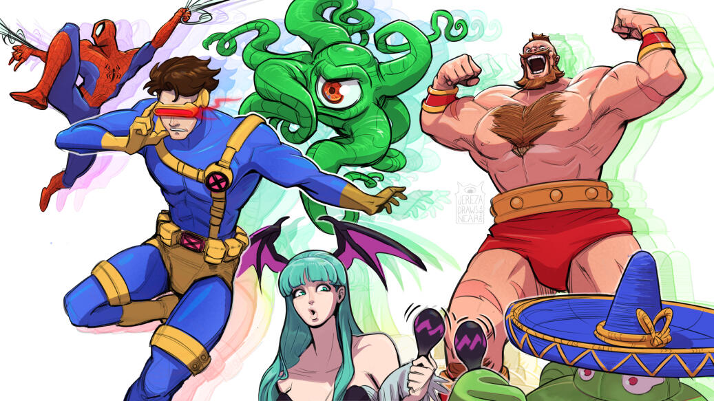 Marvel VS Capcom Fanart Pt. 1
